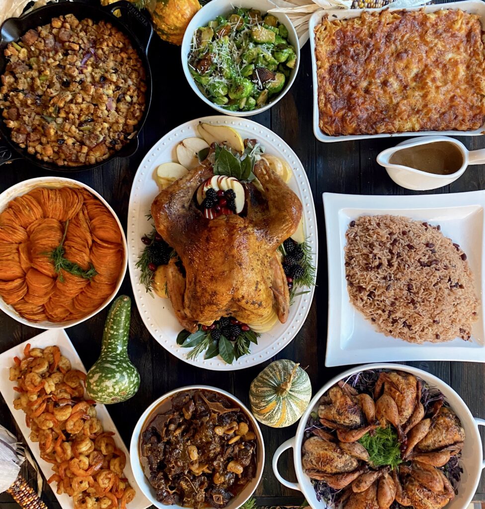 A hearty Thanksgiving dinner - Dominica Gourmet